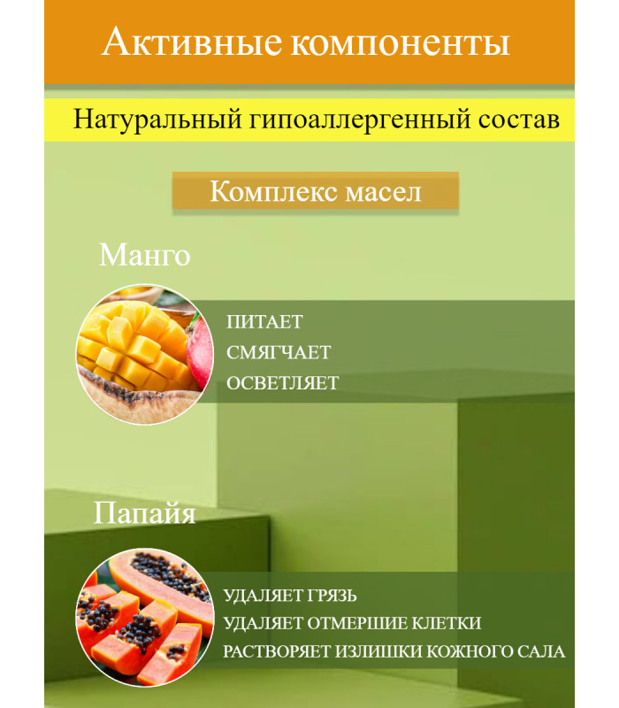 Гель для душа Манго, Канистра 5 литров