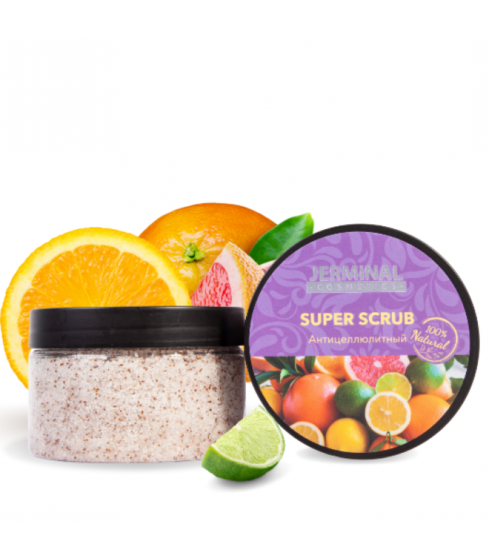 Антицеллюлитный Разогревающий Крем-Скраб для тела CITRUS MIX Цитрусовый Микс с Перцем Чили