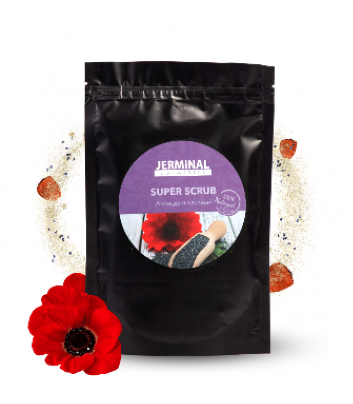 АНТИЦЕЛЛЮЛИТНЫЙ  СКРАБ ДЛЯ ТЕЛА RED POPPY  150ГРАММ